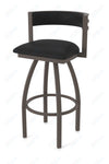 Holland Bar Stool 861 Artemis Swivel Bar Stool Upholstered Seat 30