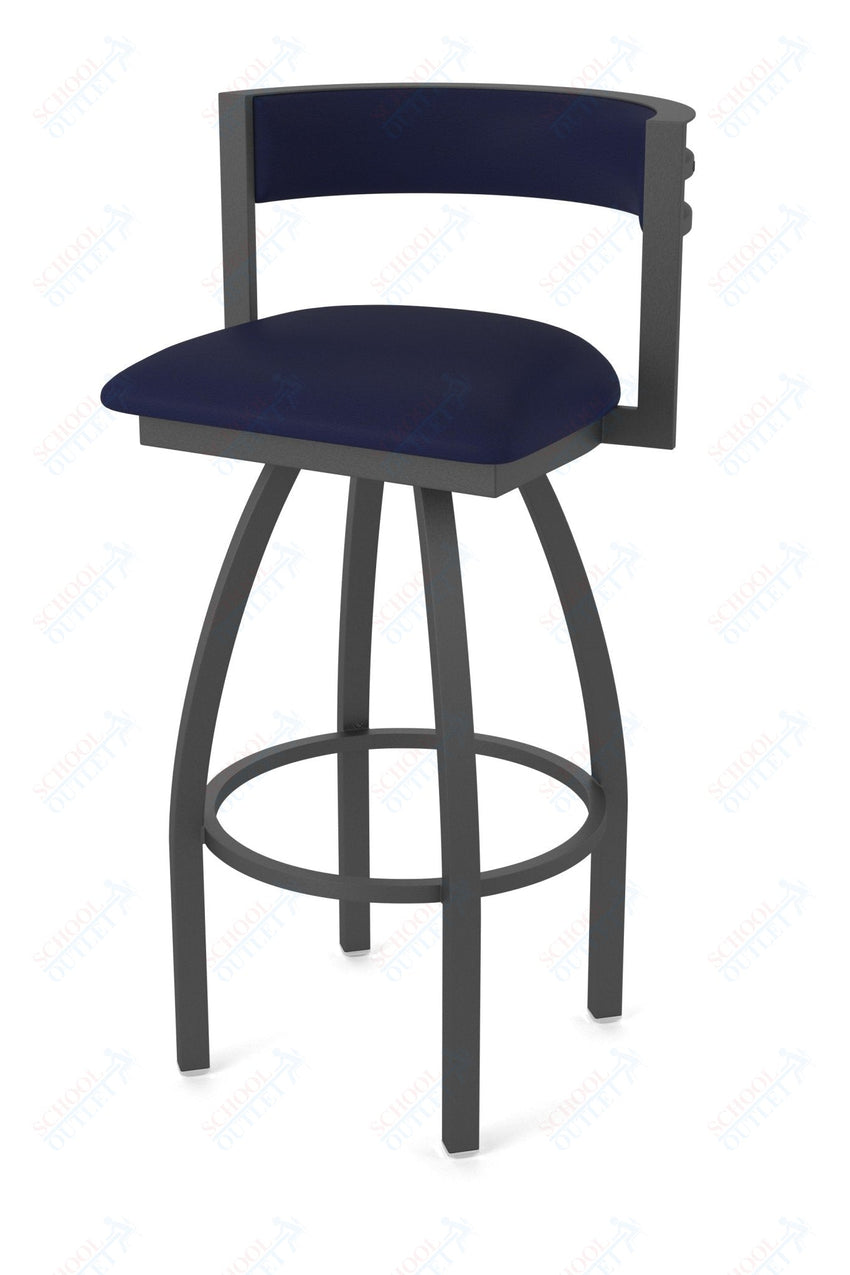 Holland Bar Stool 861 Artemis Swivel Bar Stool Upholstered Seat 30"H (HBS - 861 - BS - UP - 30H) - SchoolOutlet