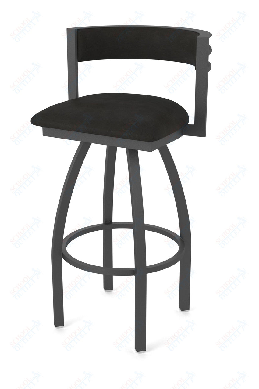 Holland Bar Stool 861 Artemis Swivel Bar Stool Upholstered Seat 30"H (HBS - 861 - BS - UP - 30H) - SchoolOutlet