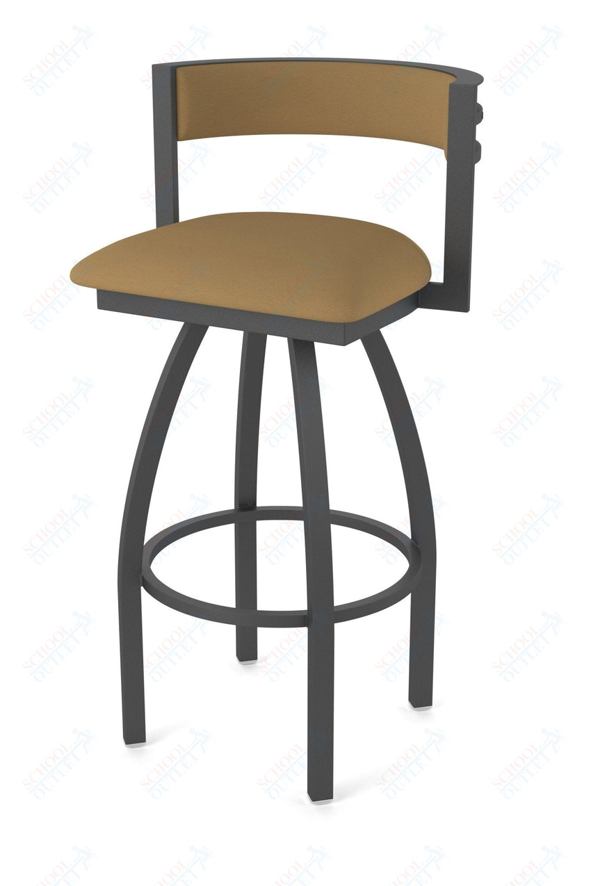 Holland Bar Stool 861 Artemis Swivel Bar Stool Upholstered Seat 30"H (HBS - 861 - BS - UP - 30H) - SchoolOutlet