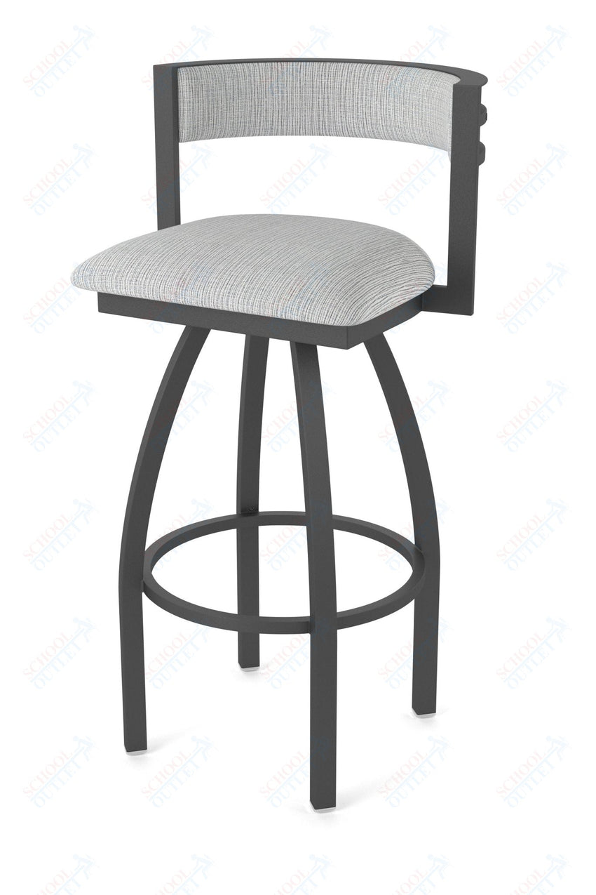 Holland Bar Stool 861 Artemis Swivel Bar Stool Upholstered Seat 30"H (HBS - 861 - BS - UP - 30H) - SchoolOutlet