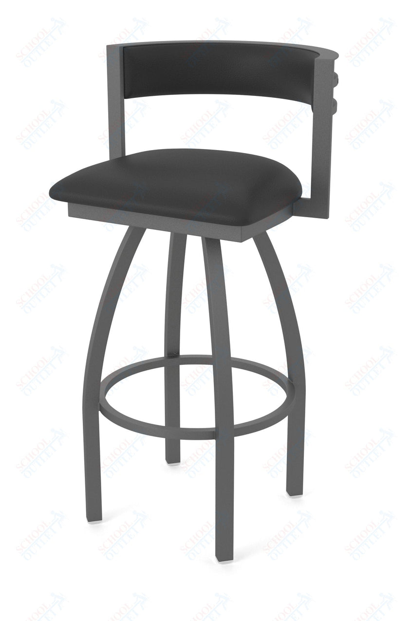 Holland Bar Stool 861 Artemis Swivel Bar Stool Upholstered Seat 30"H (HBS - 861 - BS - UP - 30H) - SchoolOutlet