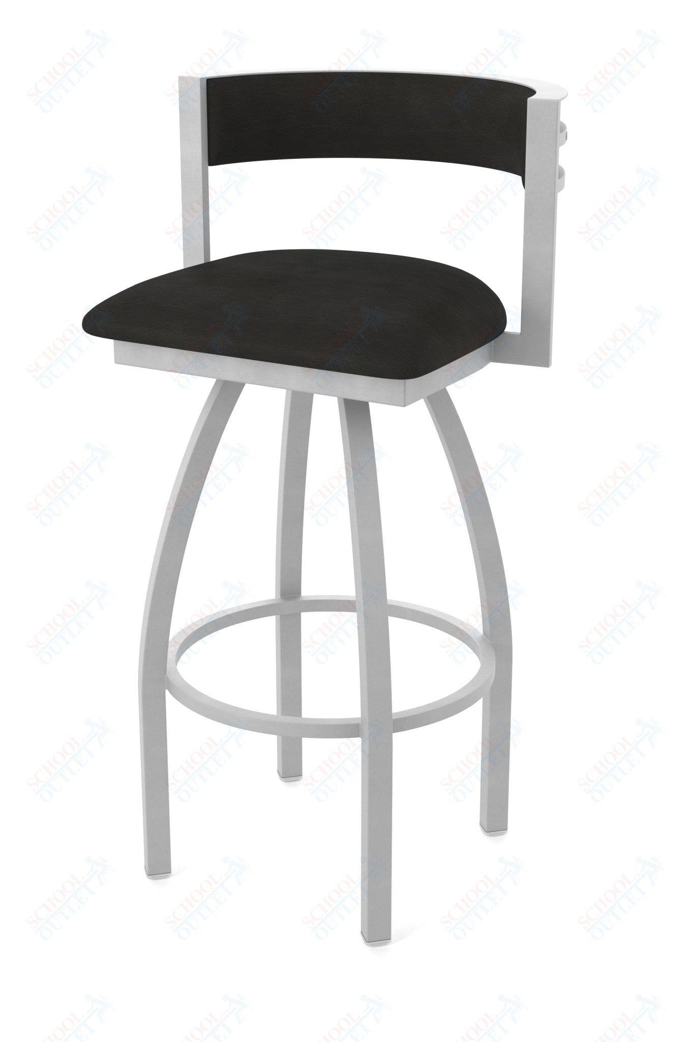 Holland Bar Stool 861 Artemis Swivel Bar Stool Upholstered Seat 36"H (HBS - 861 - BS - UP - 36H) - SchoolOutlet