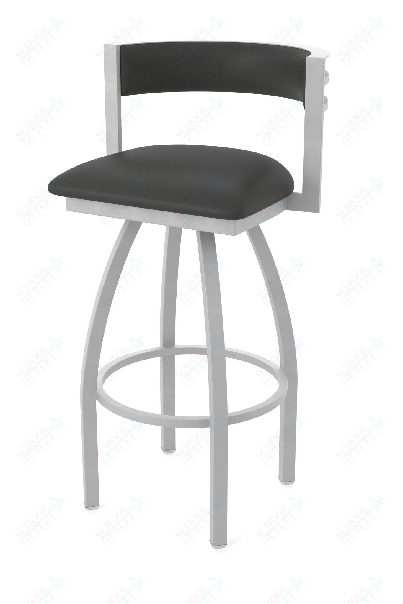 Holland Bar Stool 861 Artemis Swivel Bar Stool Upholstered Seat 36"H (HBS - 861 - BS - UP - 36H) - SchoolOutlet