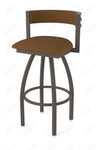 Holland Bar Stool 861 Artemis Swivel Bar Stool Upholstered Seat 36