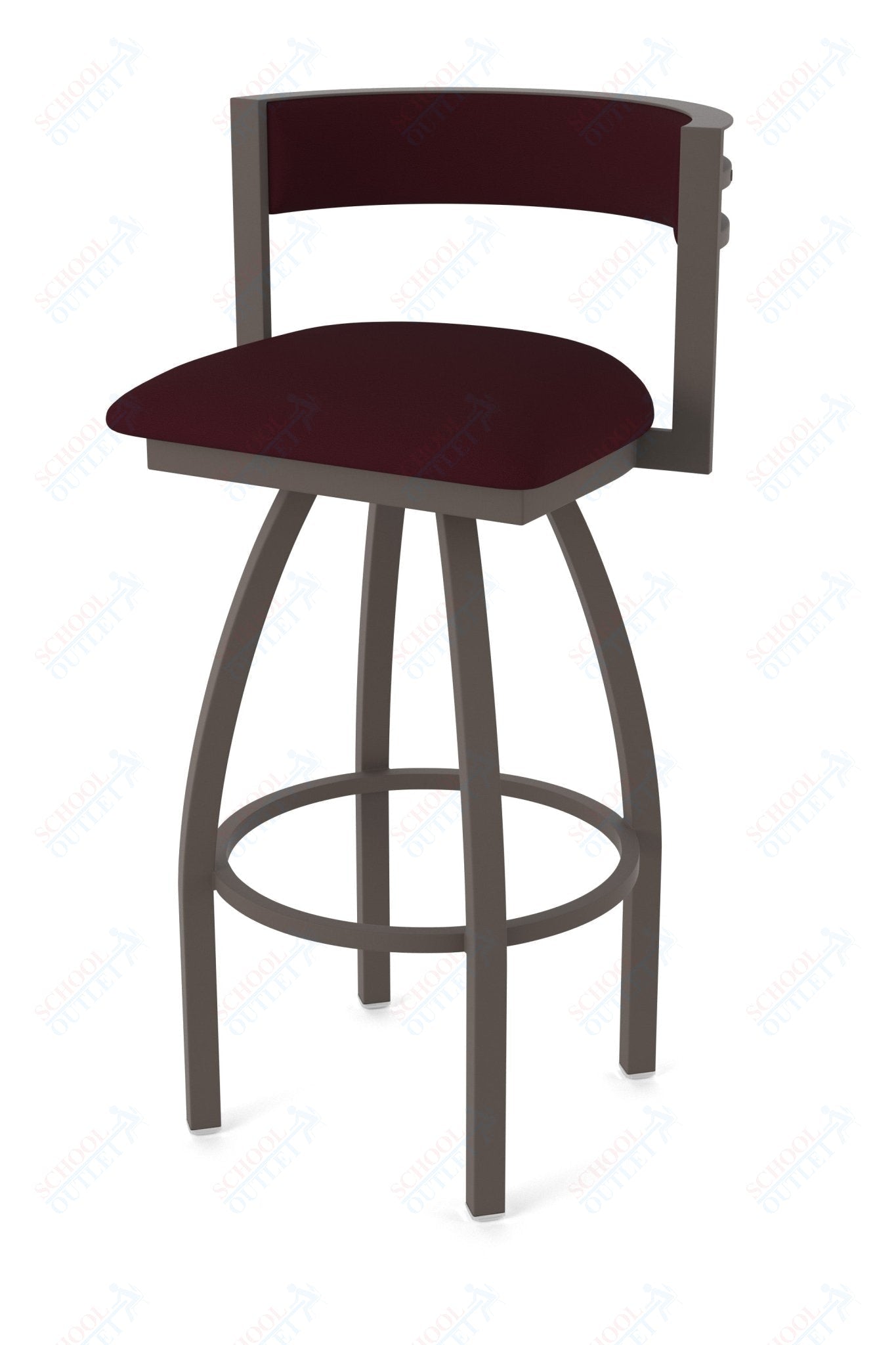 Holland Bar Stool 861 Artemis Swivel Bar Stool Upholstered Seat 36"H (HBS - 861 - BS - UP - 36H) - SchoolOutlet