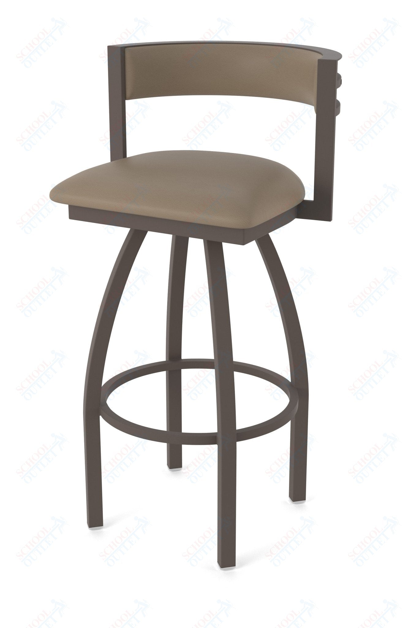Holland Bar Stool 861 Artemis Swivel Bar Stool Upholstered Seat 36"H (HBS - 861 - BS - UP - 36H) - SchoolOutlet