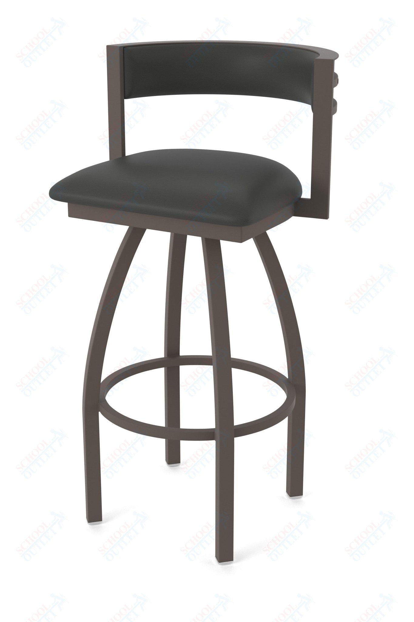 Holland Bar Stool 861 Artemis Swivel Bar Stool Upholstered Seat 36"H (HBS - 861 - BS - UP - 36H) - SchoolOutlet