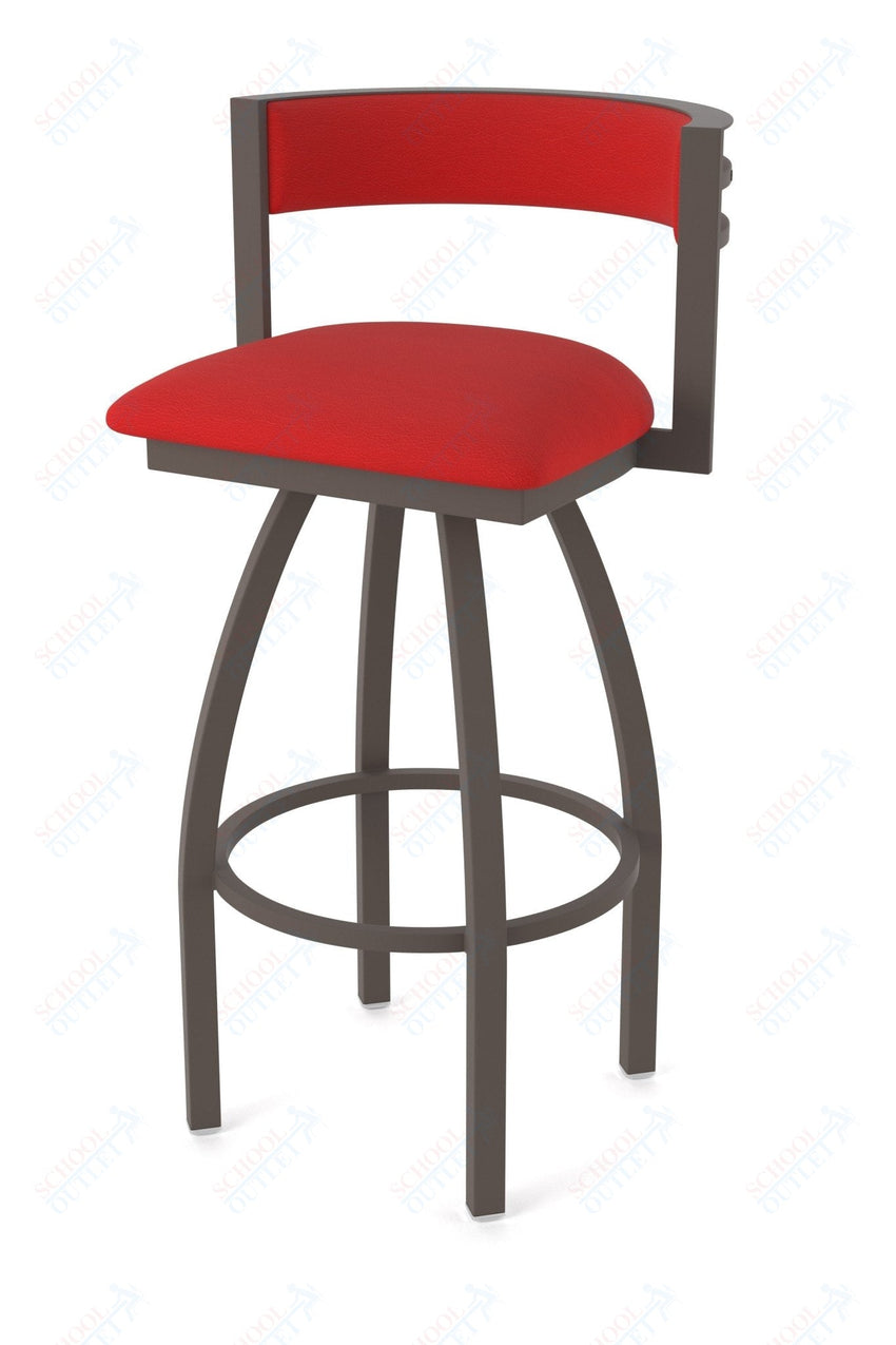 Holland Bar Stool 861 Artemis Swivel Bar Stool Upholstered Seat 36"H (HBS - 861 - BS - UP - 36H) - SchoolOutlet