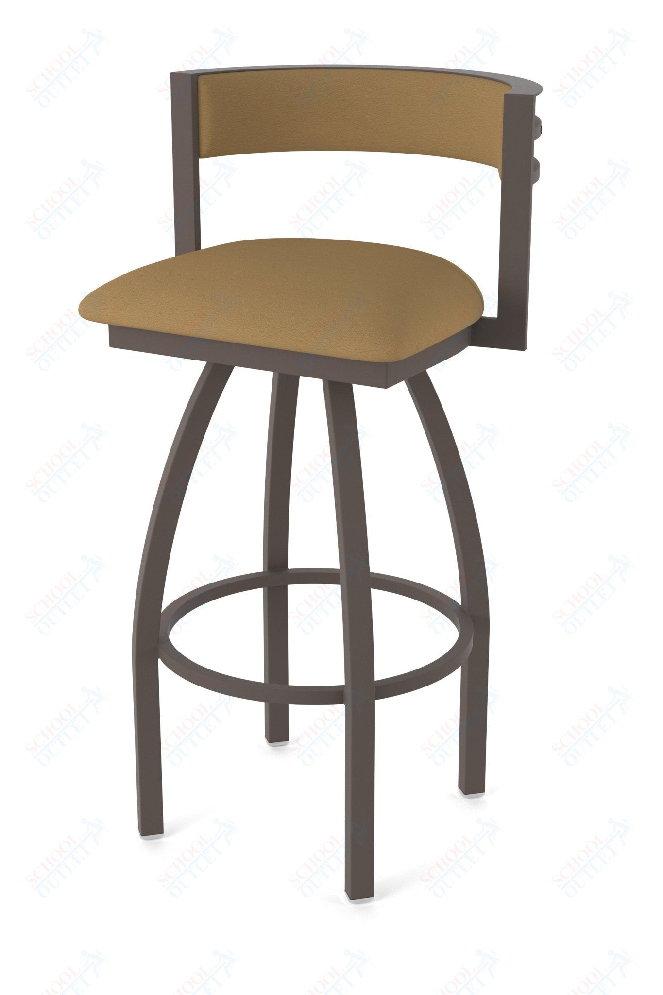 Holland Bar Stool 861 Artemis Swivel Bar Stool Upholstered Seat 36"H (HBS - 861 - BS - UP - 36H) - SchoolOutlet