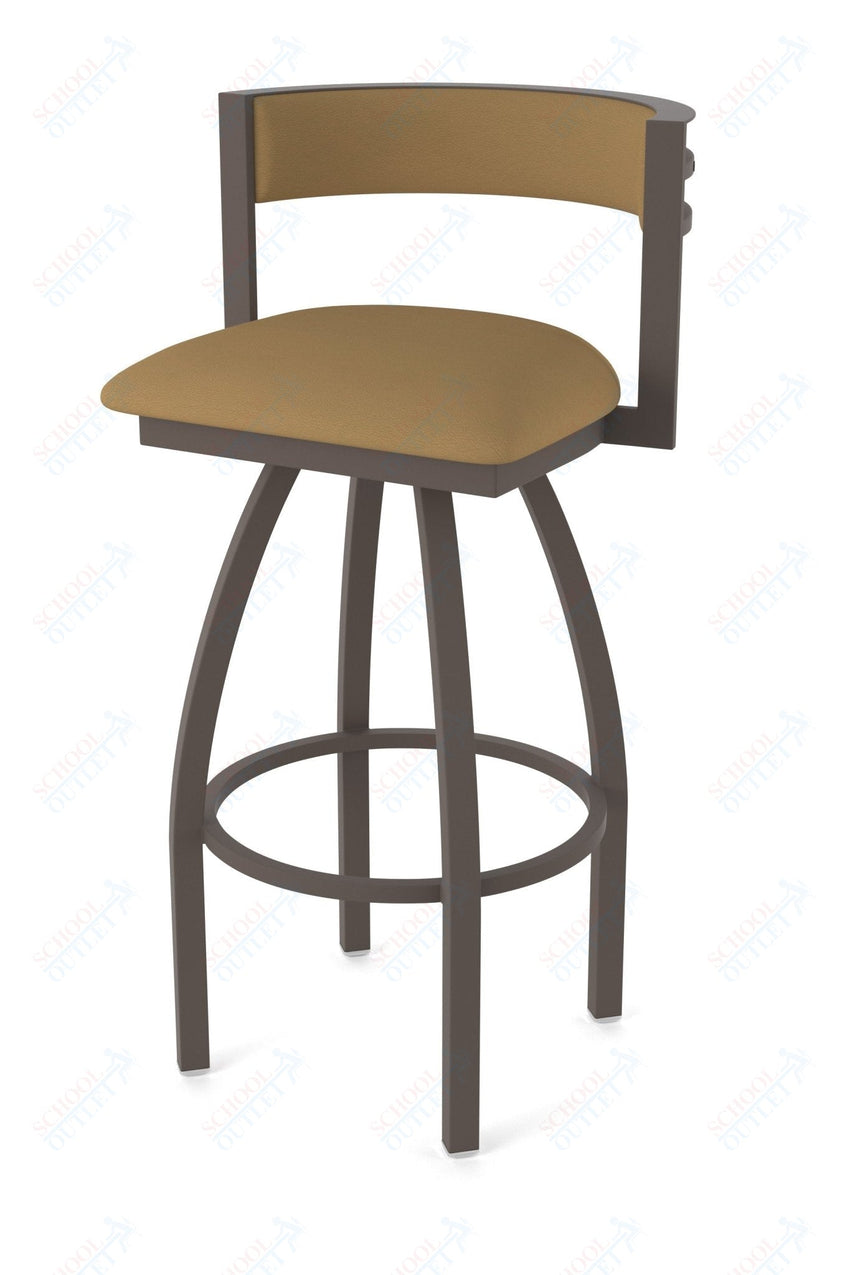 Holland Bar Stool 861 Artemis Swivel Bar Stool Upholstered Seat 36"H (HBS - 861 - BS - UP - 36H) - SchoolOutlet