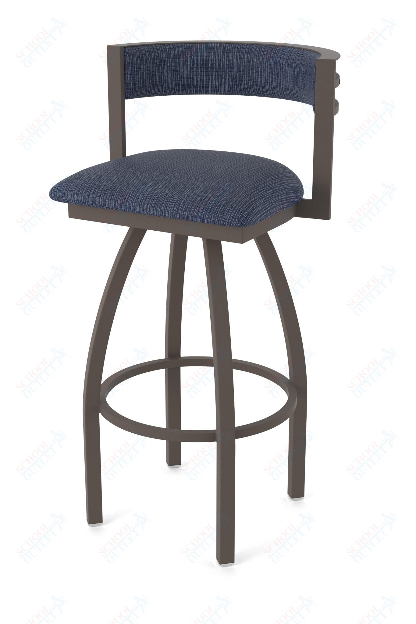 Holland Bar Stool 861 Artemis Swivel Bar Stool Upholstered Seat 36"H (HBS - 861 - BS - UP - 36H) - SchoolOutlet