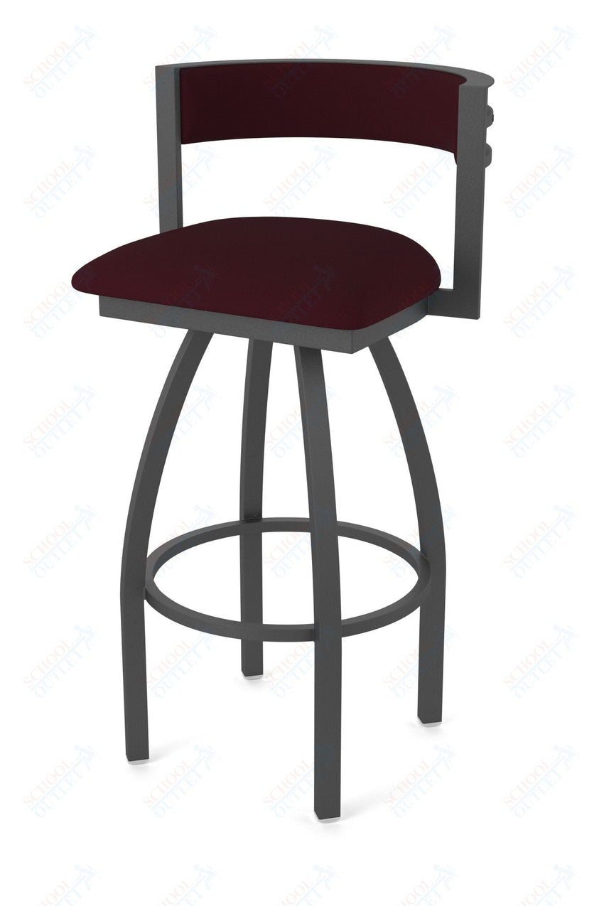 Holland Bar Stool 861 Artemis Swivel Bar Stool Upholstered Seat 36"H (HBS - 861 - BS - UP - 36H) - SchoolOutlet