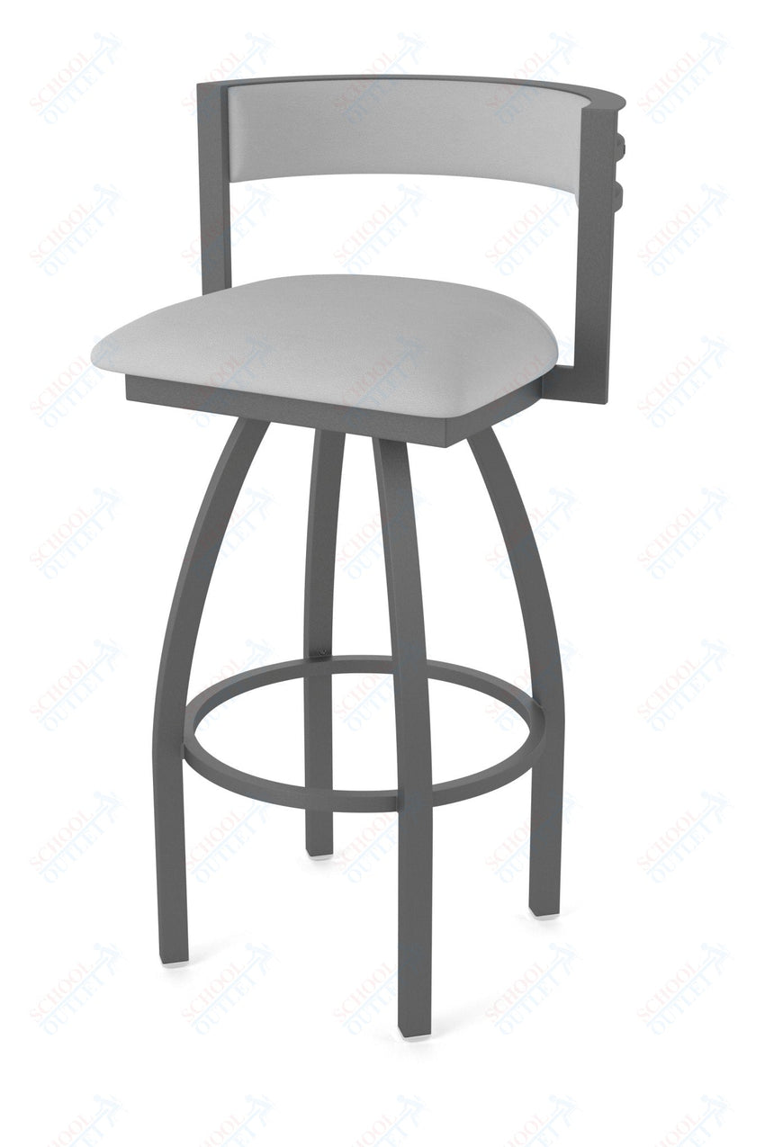 Holland Bar Stool 861 Artemis Swivel Bar Stool Upholstered Seat 36"H (HBS - 861 - BS - UP - 36H) - SchoolOutlet