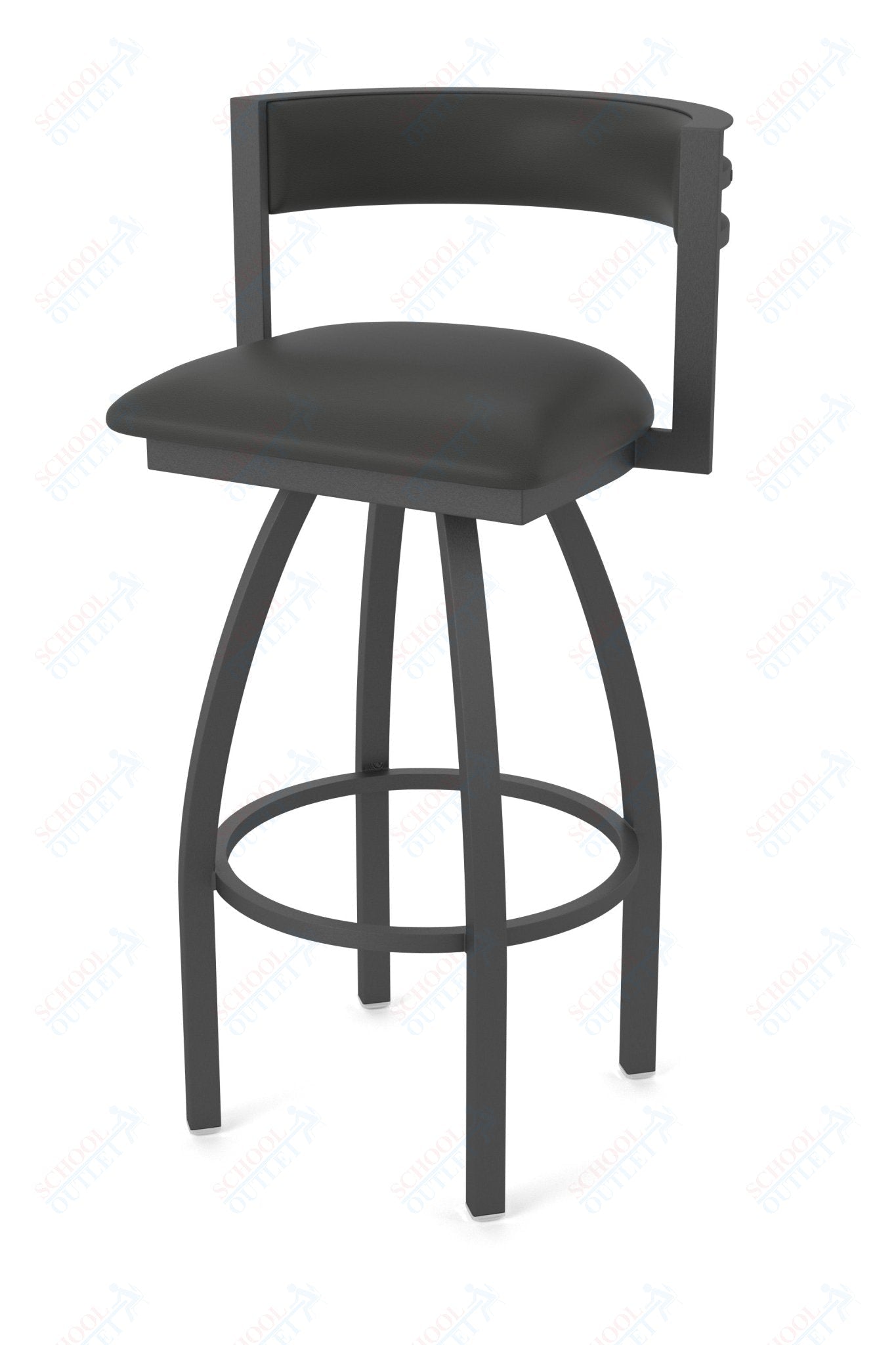 Holland Bar Stool 861 Artemis Swivel Bar Stool Upholstered Seat 36"H (HBS - 861 - BS - UP - 36H) - SchoolOutlet