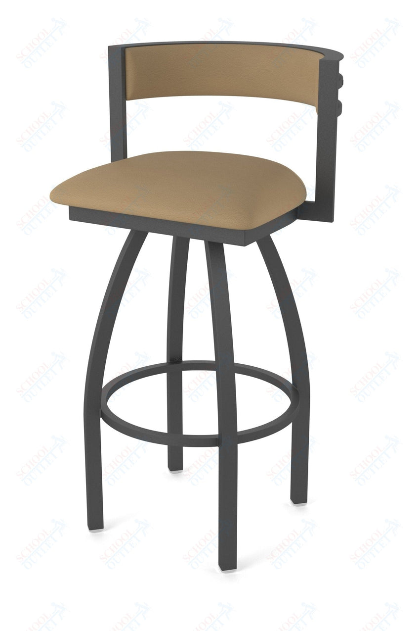 Holland Bar Stool 861 Artemis Swivel Bar Stool Upholstered Seat 36"H (HBS - 861 - BS - UP - 36H) - SchoolOutlet