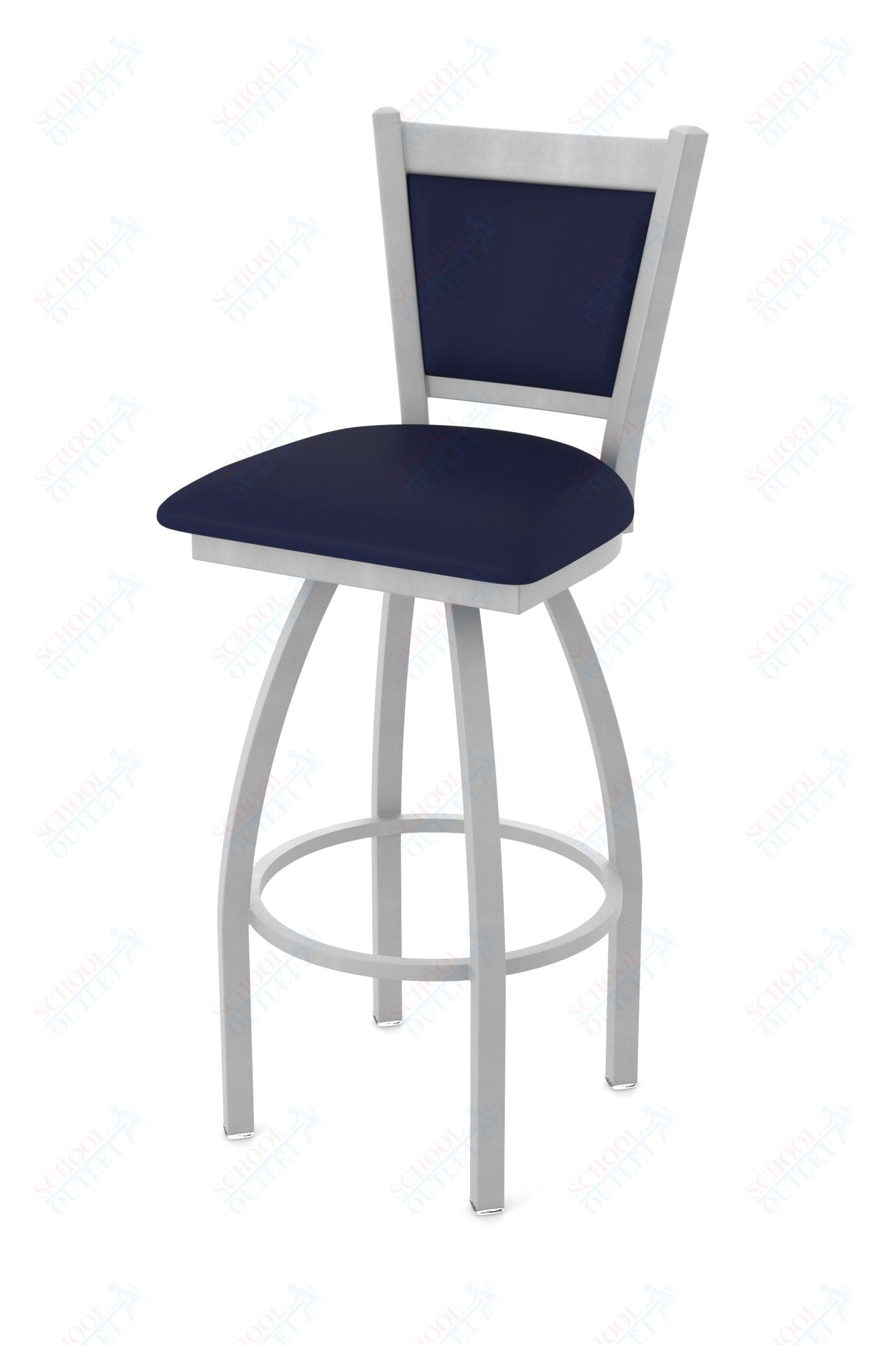 Holland Bar Stool 870 Hadleigh Swivel Counter Stool Upholstered Seat 25"H (HBS - 870 - CS - UP - 25H) - SchoolOutlet
