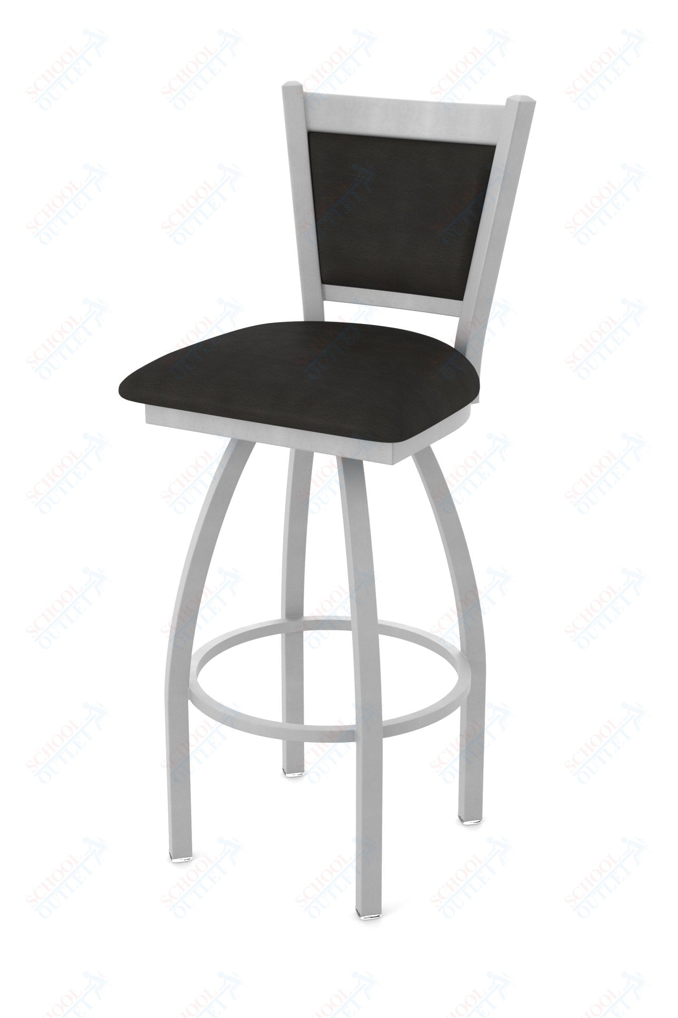 Holland Bar Stool 870 Hadleigh Swivel Counter Stool Upholstered Seat 25"H (HBS - 870 - CS - UP - 25H) - SchoolOutlet