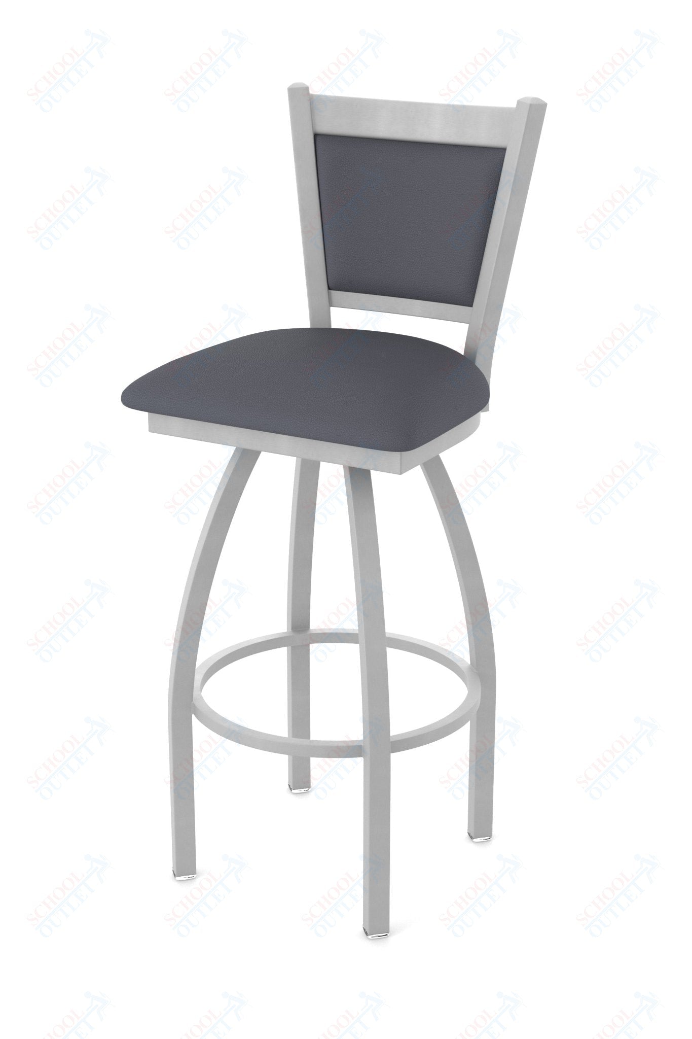 Holland Bar Stool 870 Hadleigh Swivel Counter Stool Upholstered Seat 25"H (HBS - 870 - CS - UP - 25H) - SchoolOutlet