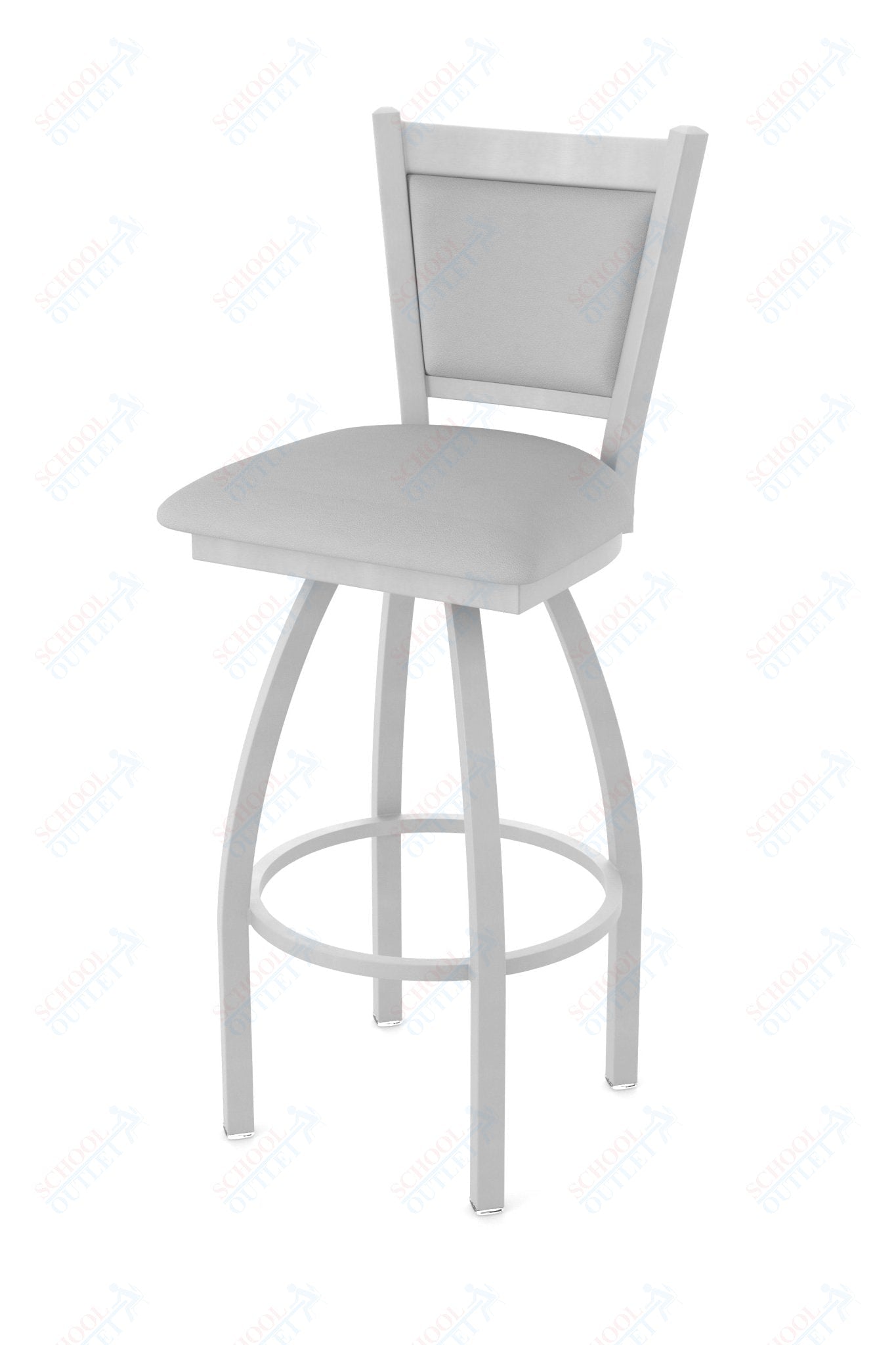 Holland Bar Stool 870 Hadleigh Swivel Counter Stool Upholstered Seat 25"H (HBS - 870 - CS - UP - 25H) - SchoolOutlet