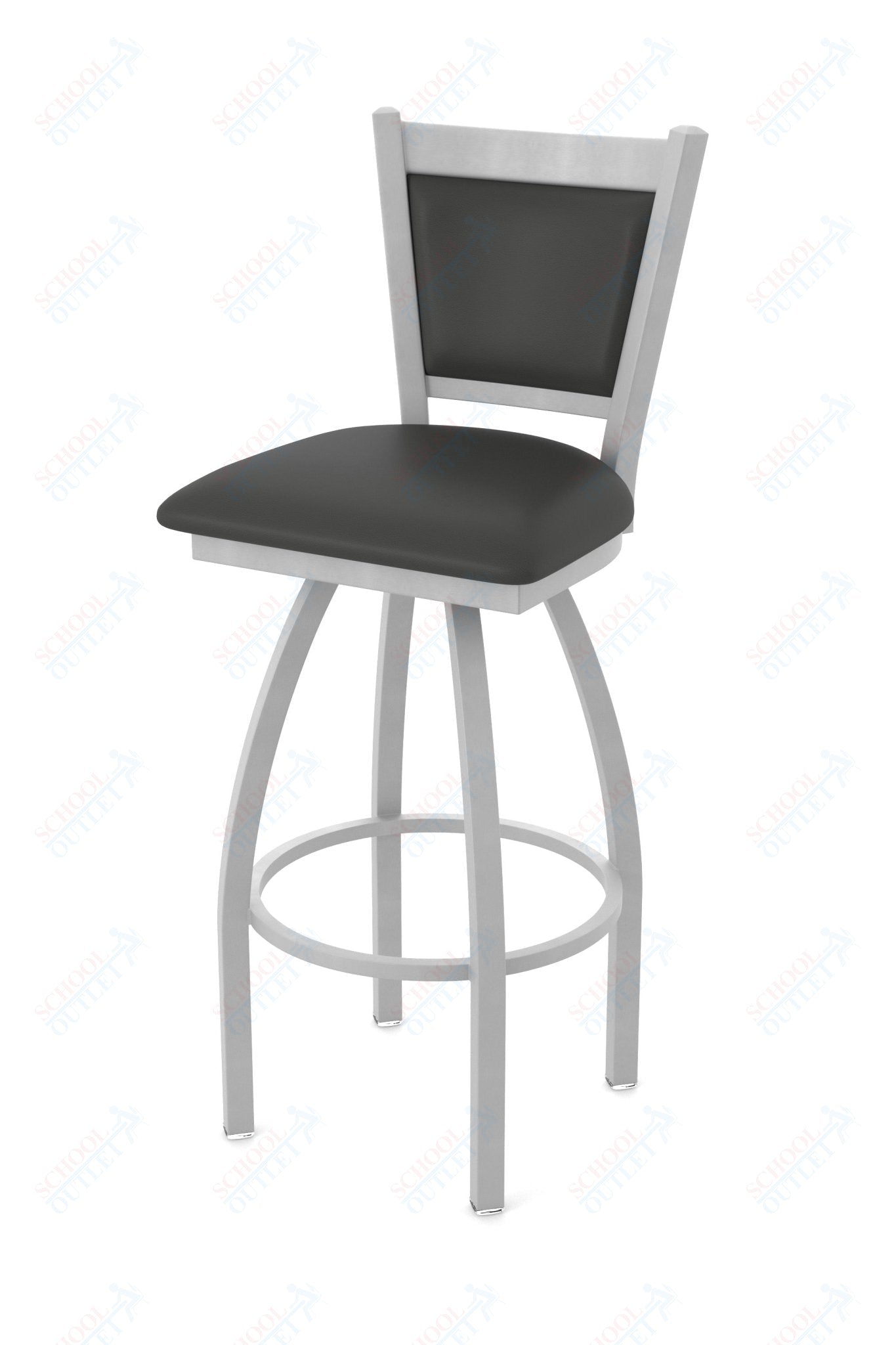 Holland Bar Stool 870 Hadleigh Swivel Counter Stool Upholstered Seat 25"H (HBS - 870 - CS - UP - 25H) - SchoolOutlet