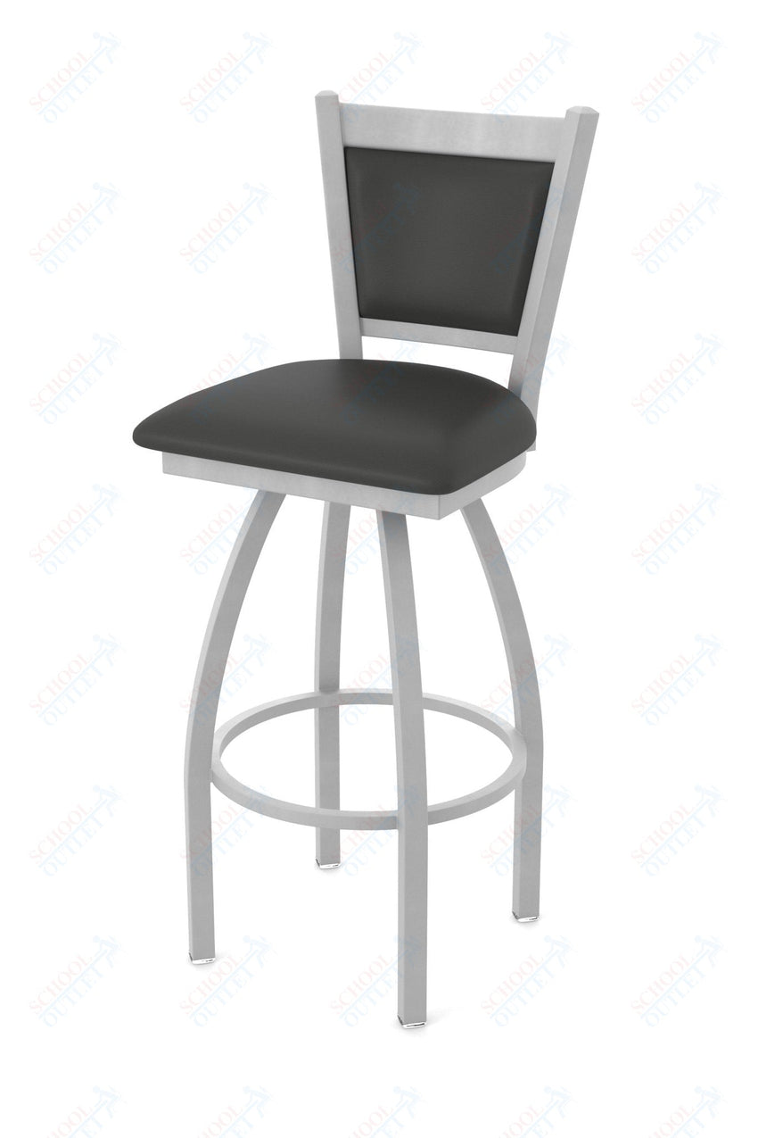 Holland Bar Stool 870 Hadleigh Swivel Counter Stool Upholstered Seat 25"H (HBS - 870 - CS - UP - 25H) - SchoolOutlet