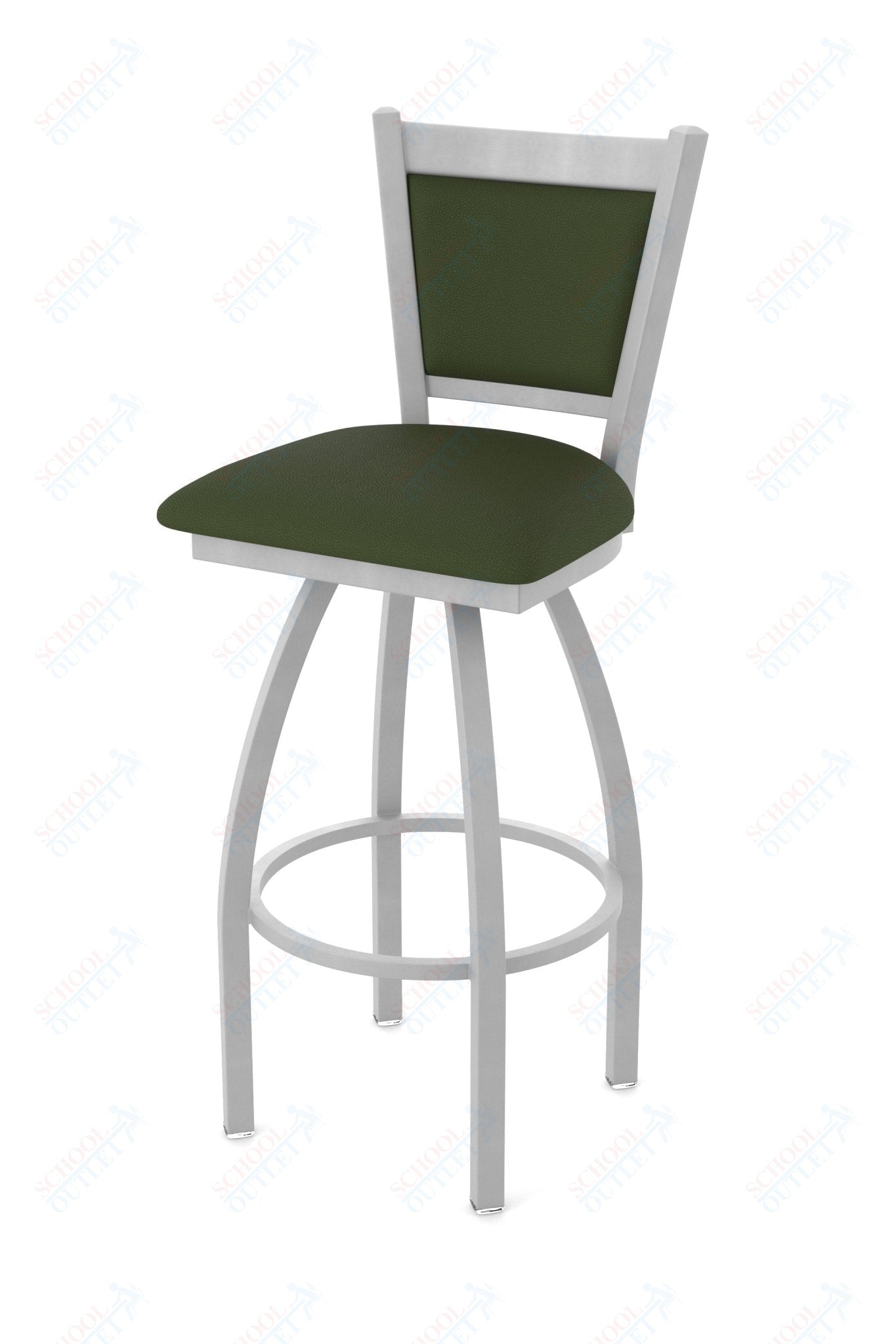 Holland Bar Stool 870 Hadleigh Swivel Counter Stool Upholstered Seat 25"H (HBS - 870 - CS - UP - 25H) - SchoolOutlet