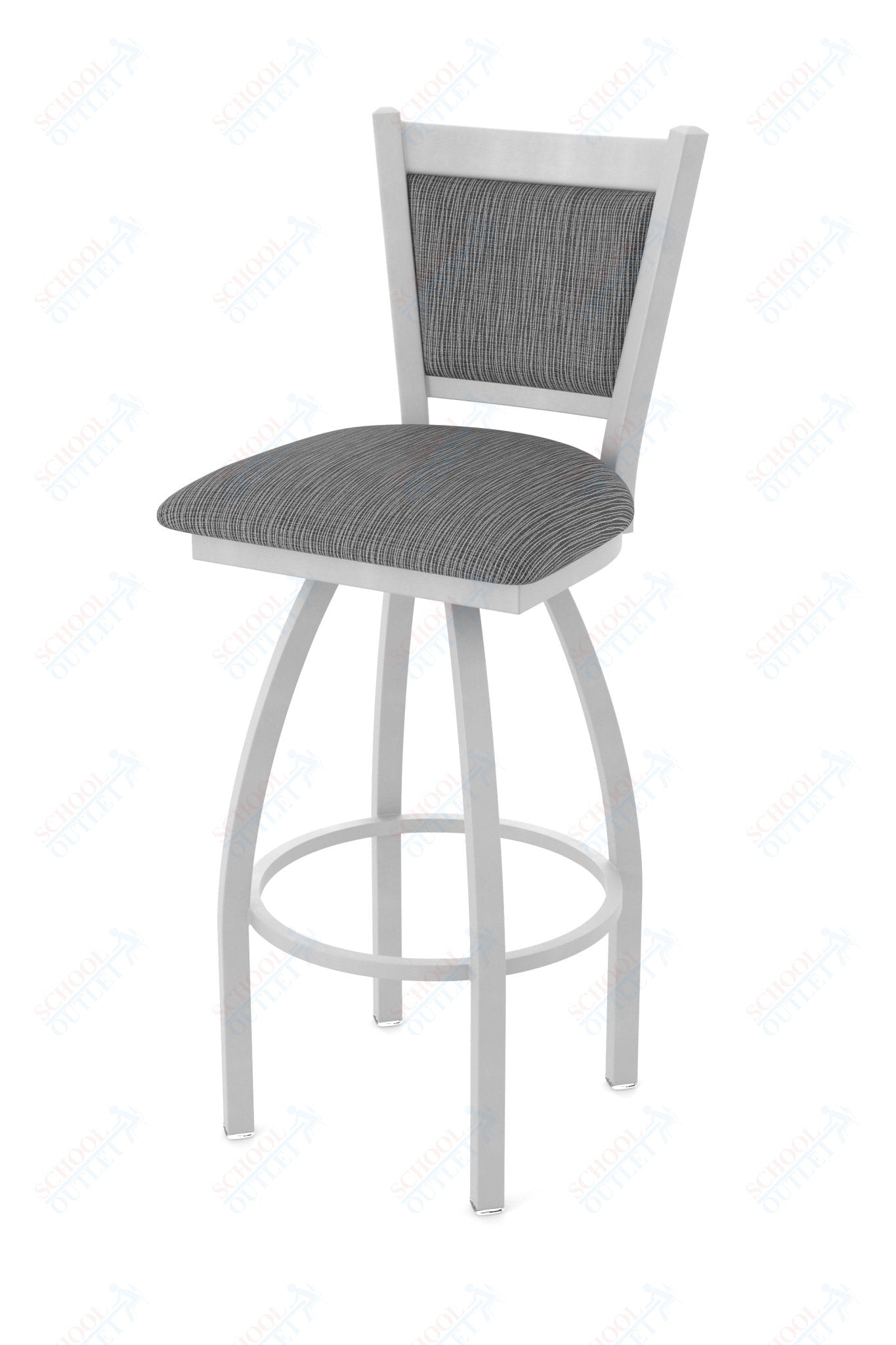 Holland Bar Stool 870 Hadleigh Swivel Counter Stool Upholstered Seat 25"H (HBS - 870 - CS - UP - 25H) - SchoolOutlet