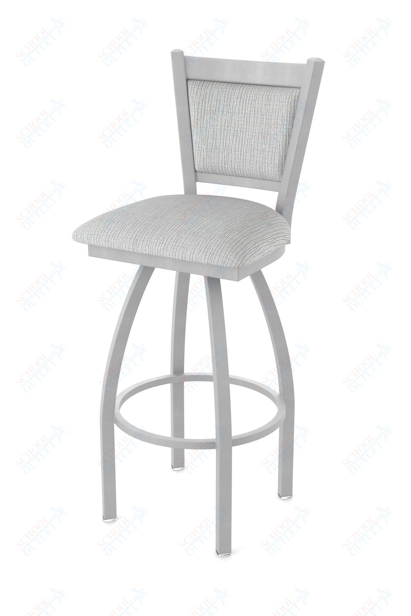 Holland Bar Stool 870 Hadleigh Swivel Counter Stool Upholstered Seat 25"H (HBS - 870 - CS - UP - 25H) - SchoolOutlet