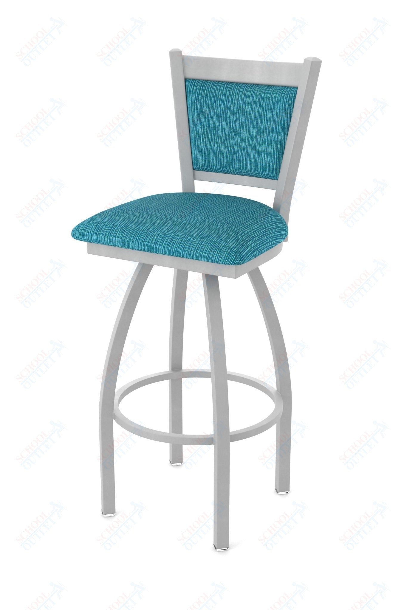 Holland Bar Stool 870 Hadleigh Swivel Counter Stool Upholstered Seat 25"H (HBS - 870 - CS - UP - 25H) - SchoolOutlet