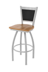 Holland Bar Stool 870 Hadleigh Swivel Counter Stool Wooden Seat 25