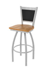 Holland Bar Stool 870 Hadleigh Swivel Counter Stool Wooden Seat 25