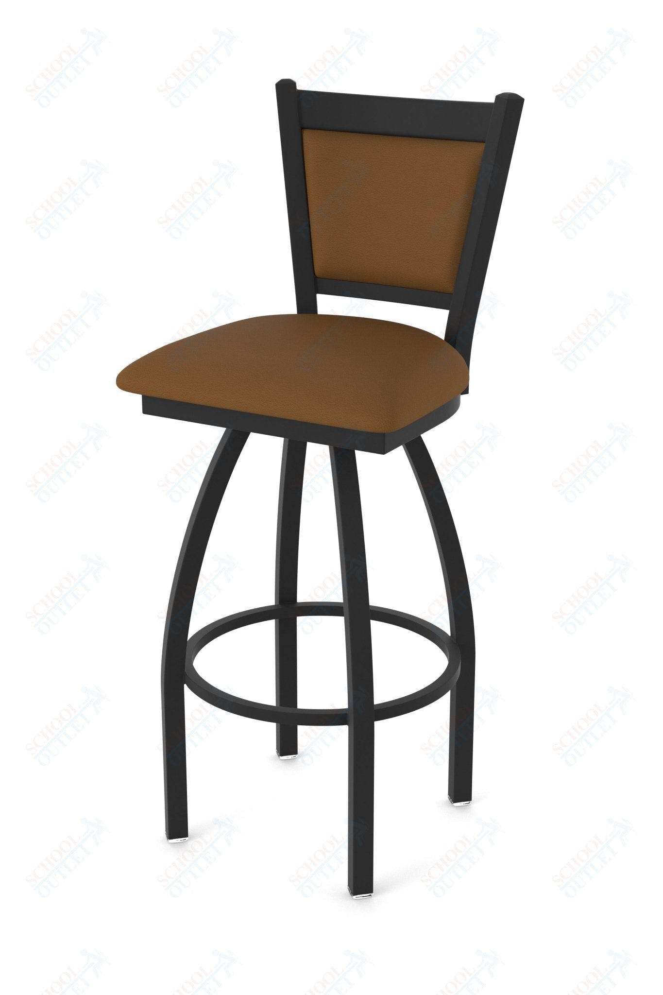 Holland Bar Stool 870 Hadleigh Swivel Counter Stool Upholstered Seat 25"H (HBS - 870 - CS - UP - 25H) - SchoolOutlet