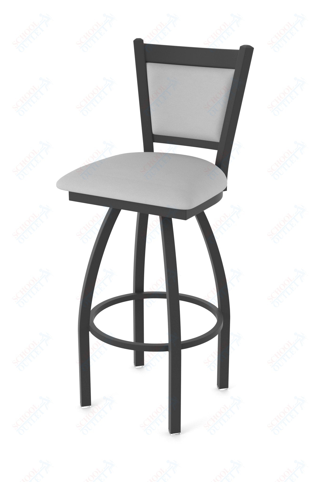 Holland Bar Stool 870 Hadleigh Swivel Counter Stool Upholstered Seat 25"H (HBS - 870 - CS - UP - 25H) - SchoolOutlet
