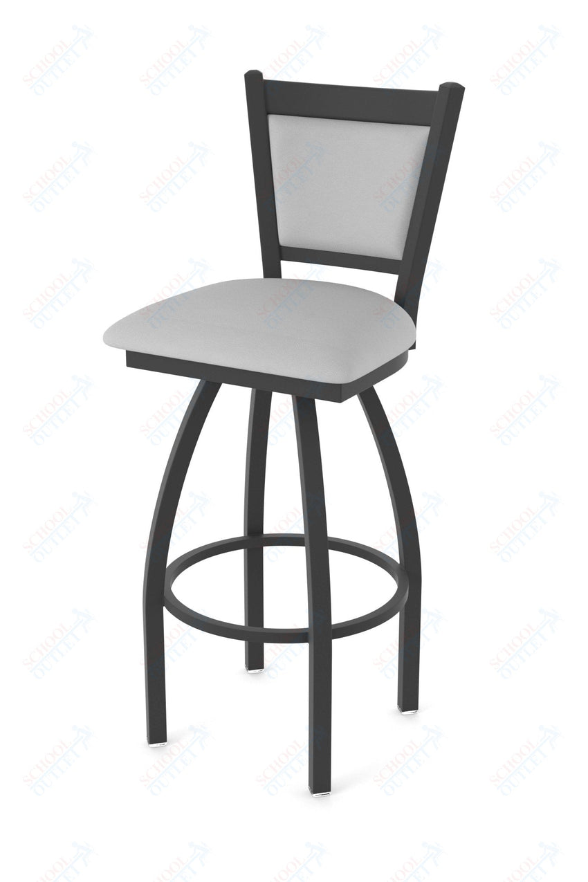 Holland Bar Stool 870 Hadleigh Swivel Counter Stool Upholstered Seat 25"H (HBS - 870 - CS - UP - 25H) - SchoolOutlet