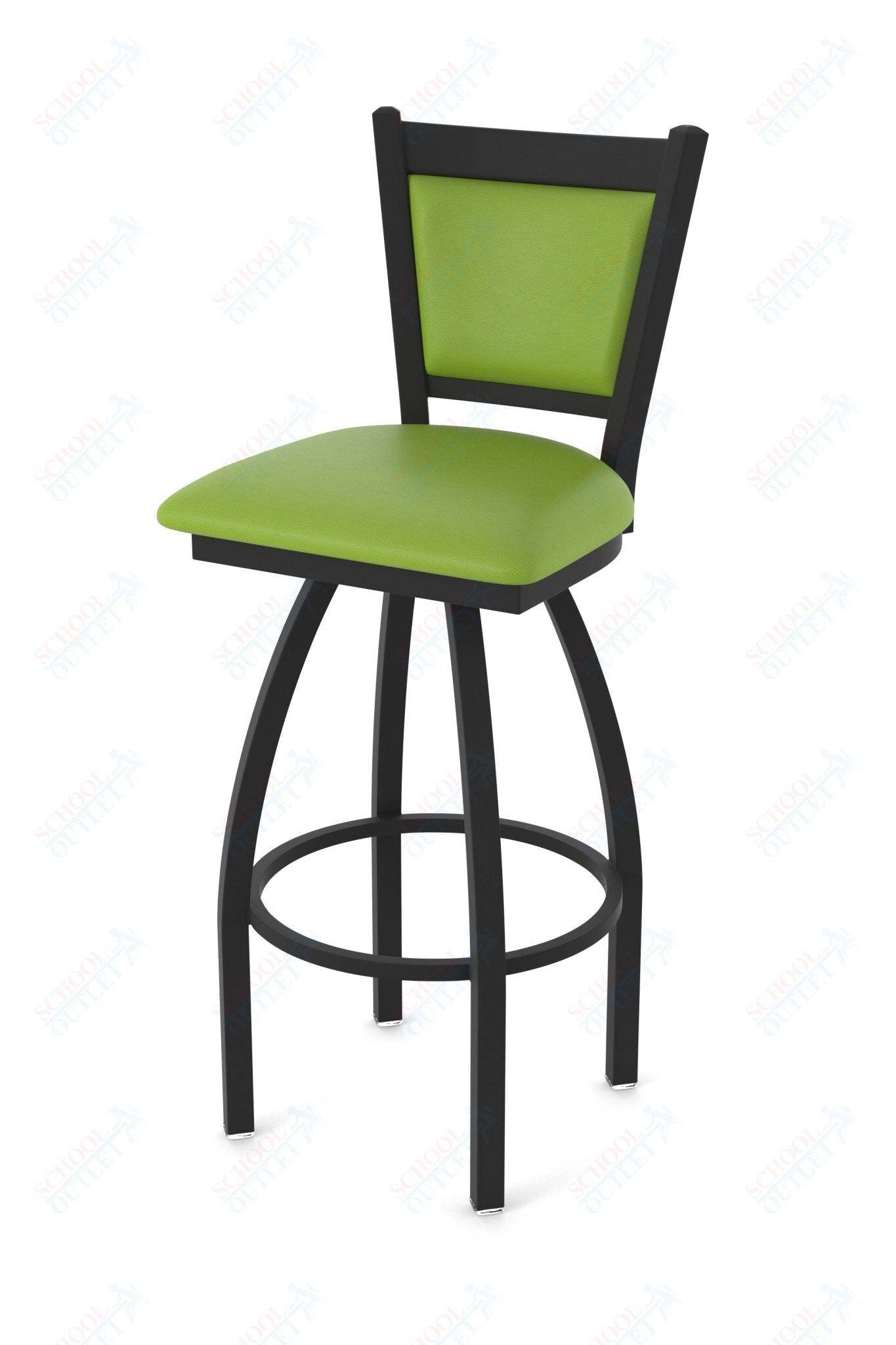 Holland Bar Stool 870 Hadleigh Swivel Counter Stool Upholstered Seat 25"H (HBS - 870 - CS - UP - 25H) - SchoolOutlet