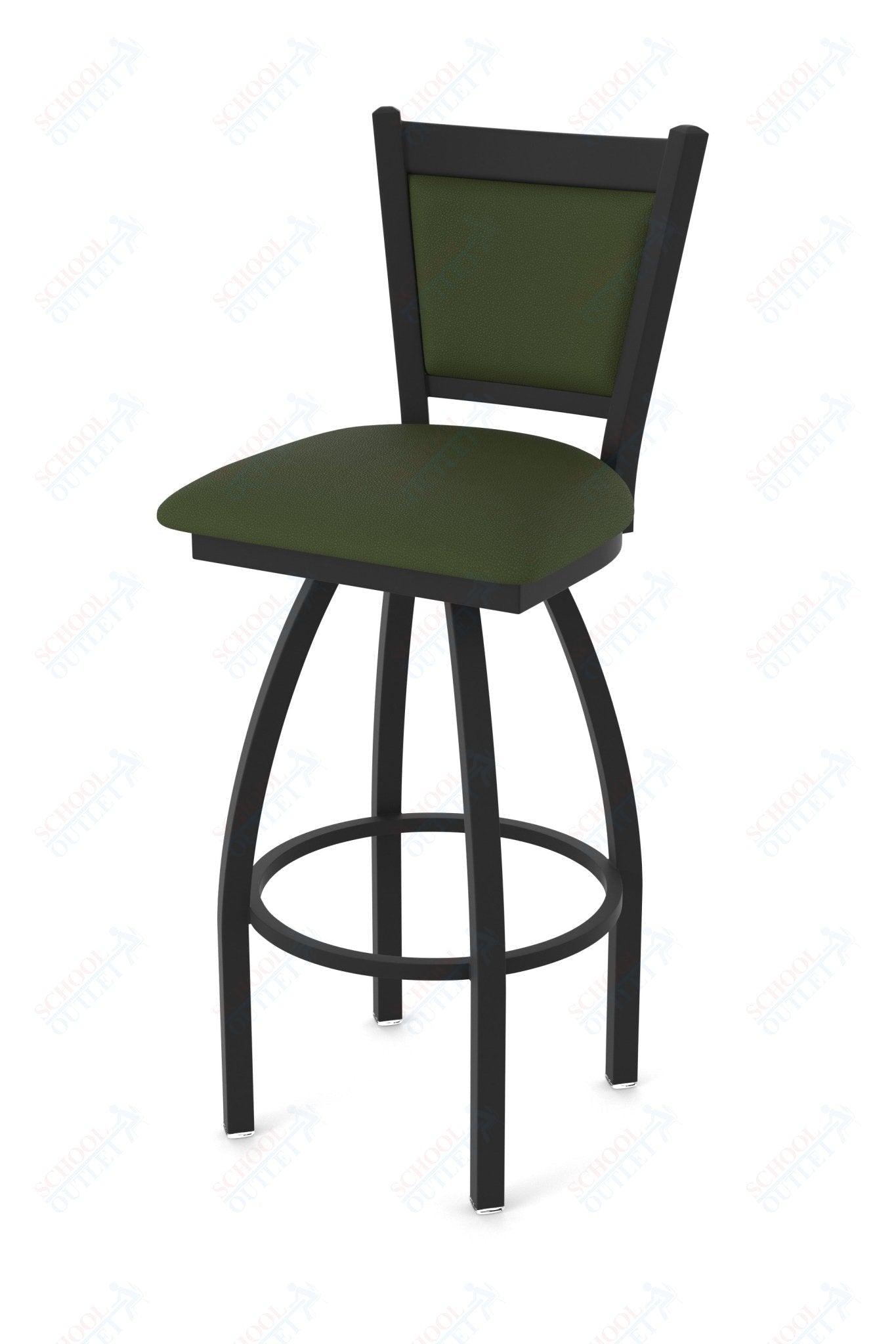 Holland Bar Stool 870 Hadleigh Swivel Counter Stool Upholstered Seat 25"H (HBS - 870 - CS - UP - 25H) - SchoolOutlet