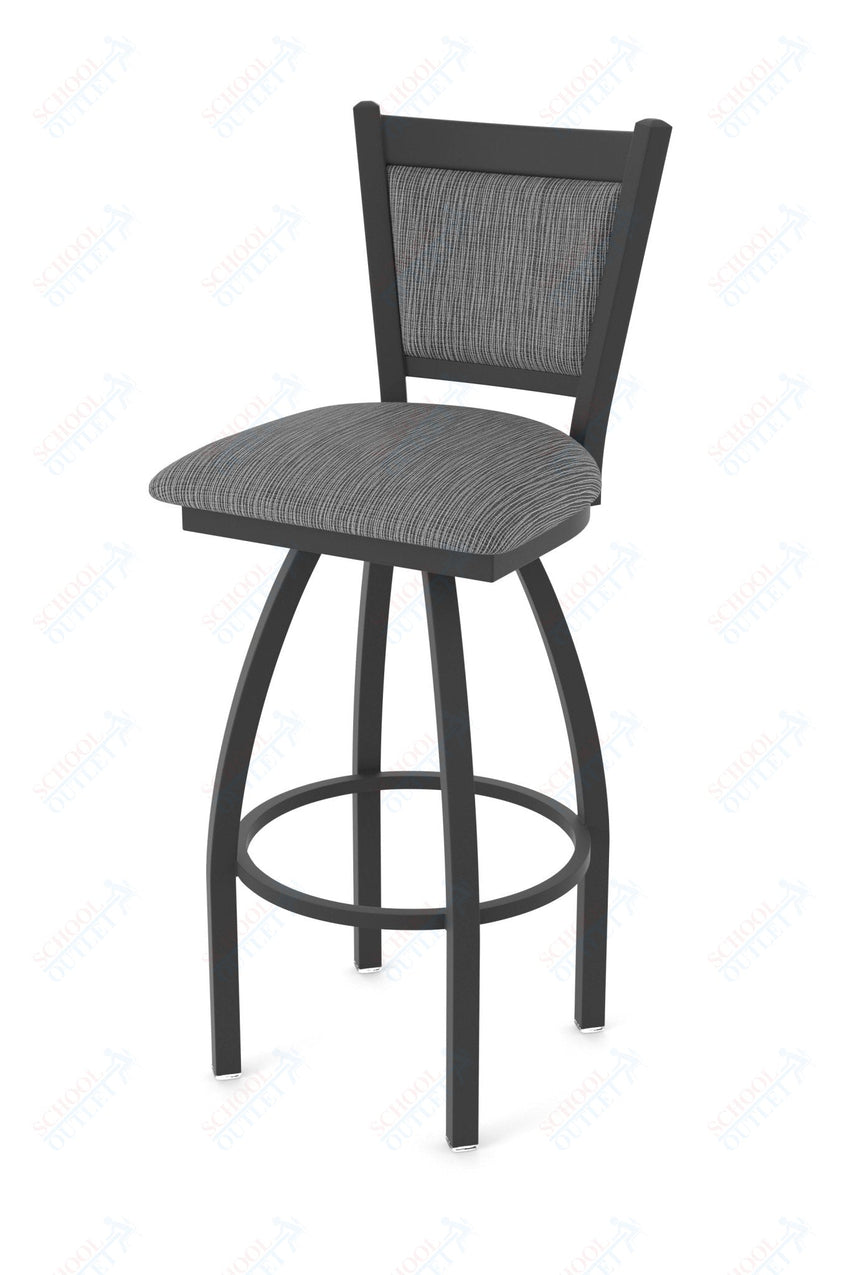 Holland Bar Stool 870 Hadleigh Swivel Counter Stool Upholstered Seat 25"H (HBS - 870 - CS - UP - 25H) - SchoolOutlet