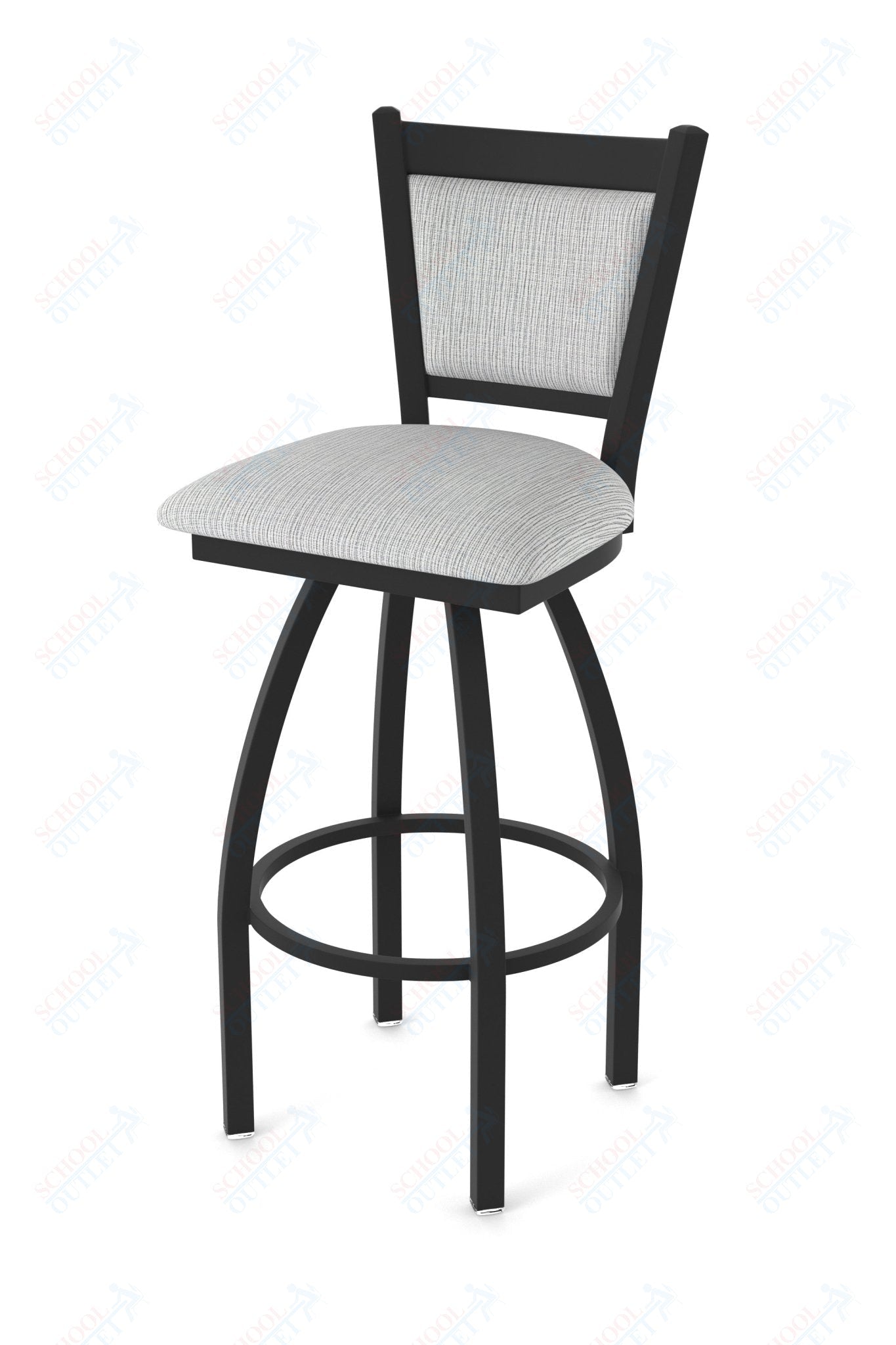 Holland Bar Stool 870 Hadleigh Swivel Counter Stool Upholstered Seat 25"H (HBS - 870 - CS - UP - 25H) - SchoolOutlet