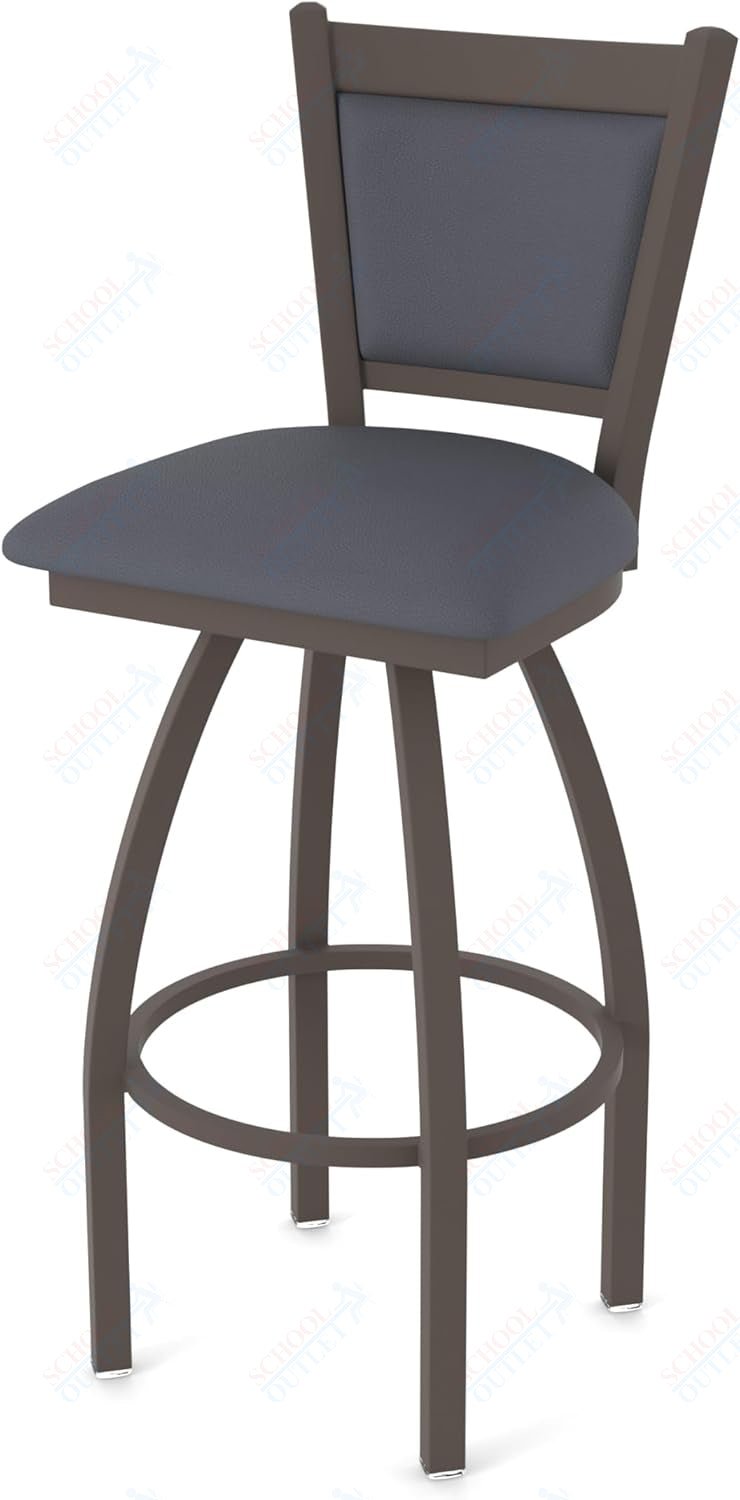 Holland Bar Stool 870 Hadleigh Swivel Counter Stool Upholstered Seat 25"H (HBS - 870 - CS - UP - 25H) - SchoolOutlet
