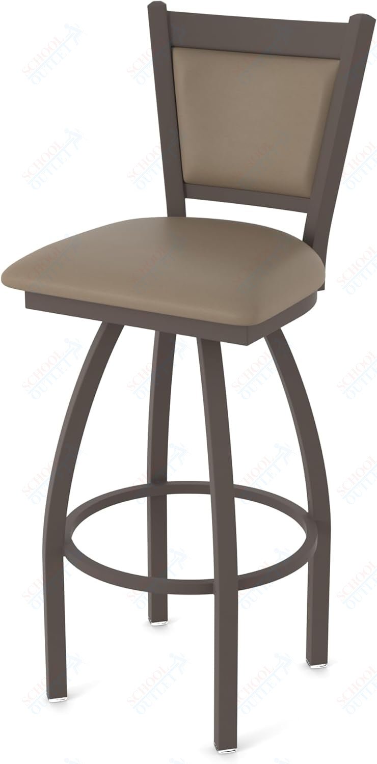 Holland Bar Stool 870 Hadleigh Swivel Counter Stool Upholstered Seat 25"H (HBS - 870 - CS - UP - 25H) - SchoolOutlet
