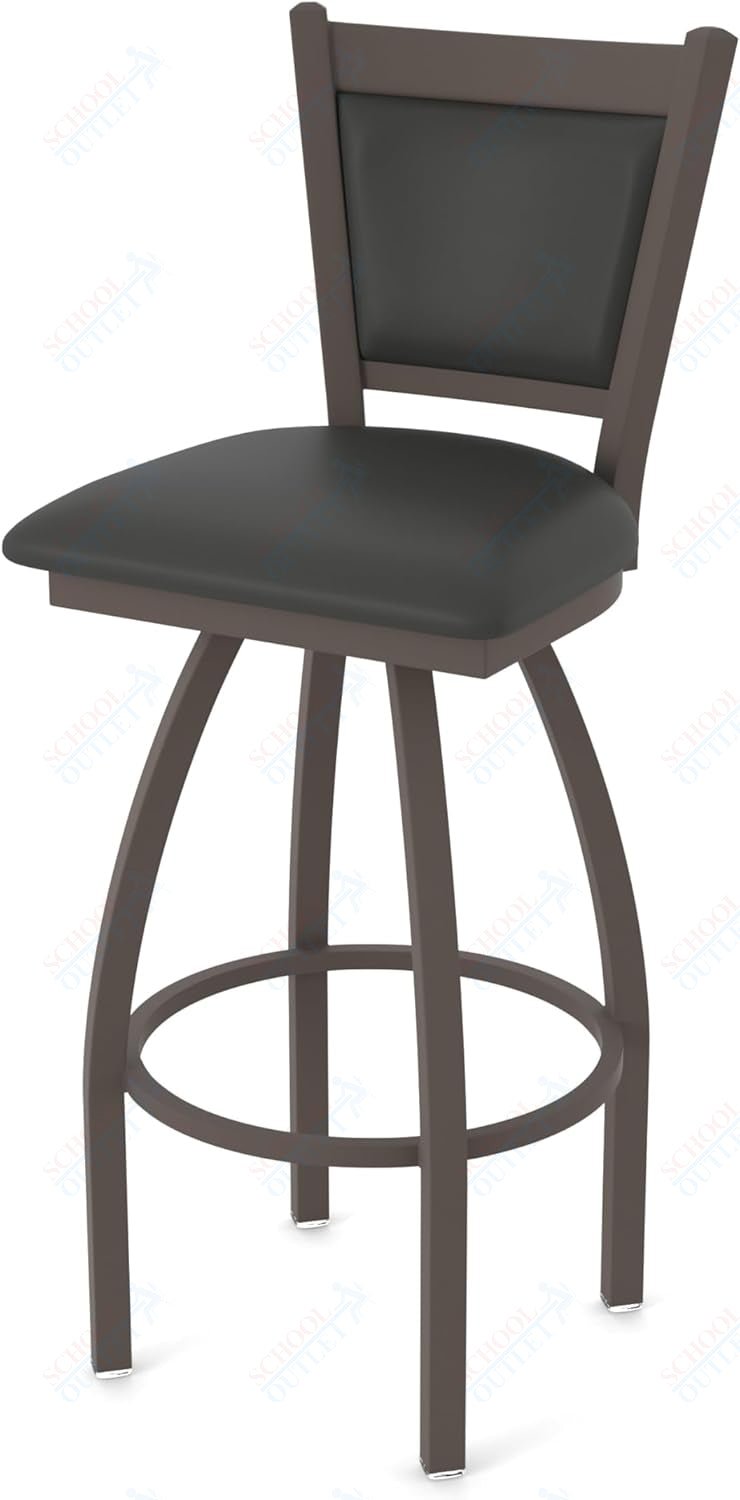 Holland Bar Stool 870 Hadleigh Swivel Counter Stool Upholstered Seat 25"H (HBS - 870 - CS - UP - 25H) - SchoolOutlet