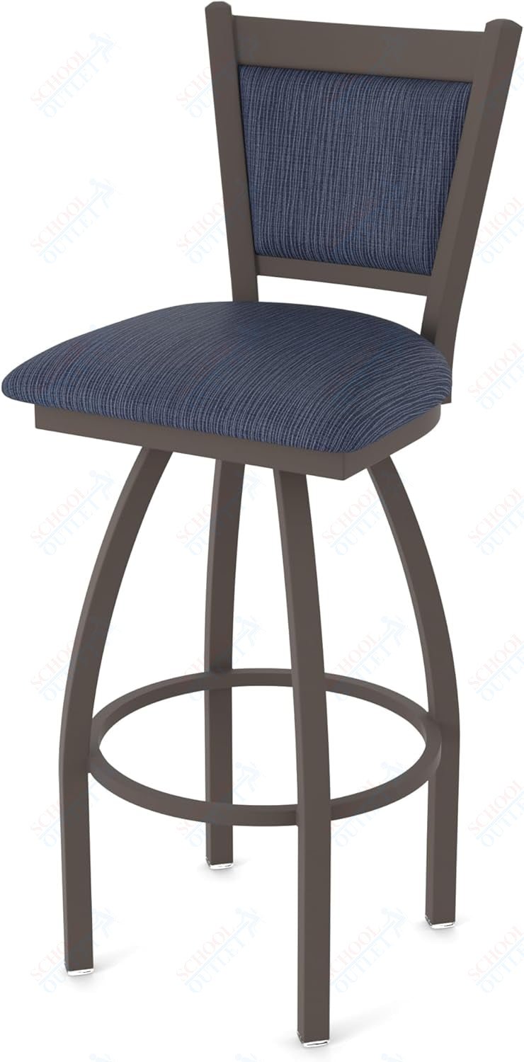 Holland Bar Stool 870 Hadleigh Swivel Counter Stool Upholstered Seat 25"H (HBS - 870 - CS - UP - 25H) - SchoolOutlet
