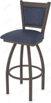 Holland Bar Stool 870 Hadleigh Swivel Counter Stool Upholstered Seat 25