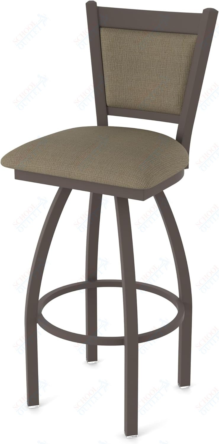 Holland Bar Stool 870 Hadleigh Swivel Counter Stool Upholstered Seat 25"H (HBS - 870 - CS - UP - 25H) - SchoolOutlet