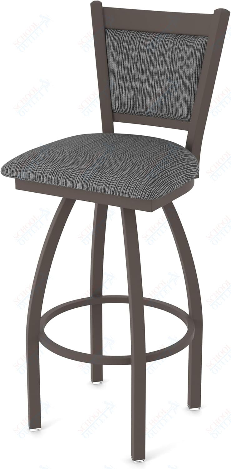 Holland Bar Stool 870 Hadleigh Swivel Counter Stool Upholstered Seat 25"H (HBS - 870 - CS - UP - 25H) - SchoolOutlet