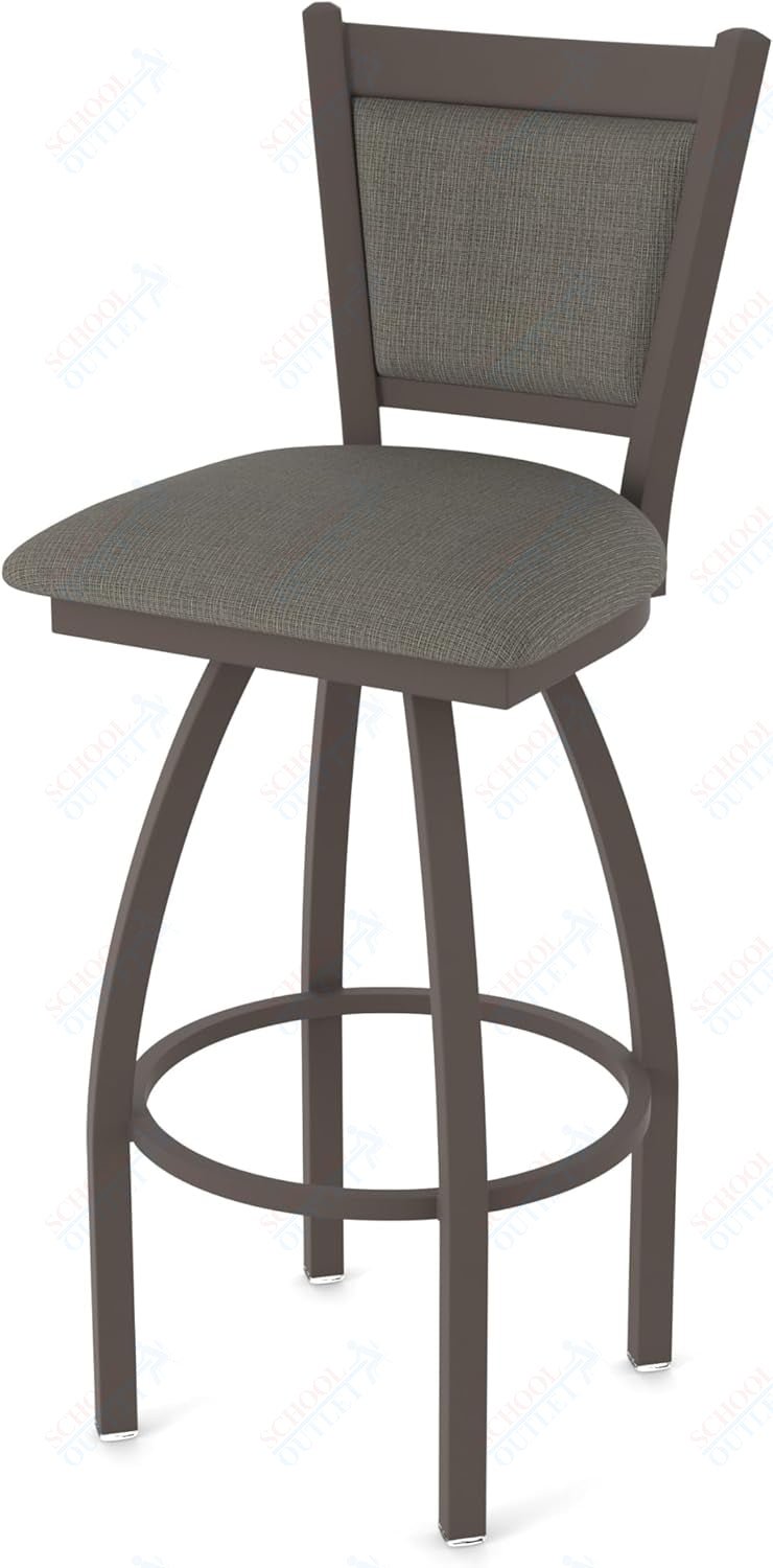 Holland Bar Stool 870 Hadleigh Swivel Counter Stool Upholstered Seat 25"H (HBS - 870 - CS - UP - 25H) - SchoolOutlet