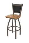 Holland Bar Stool 870 Hadleigh Swivel Counter Stool Wooden Seat 25