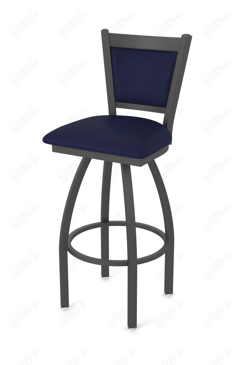 Holland Bar Stool 870 Hadleigh Swivel Counter Stool Upholstered Seat 25"H (HBS - 870 - CS - UP - 25H) - SchoolOutlet