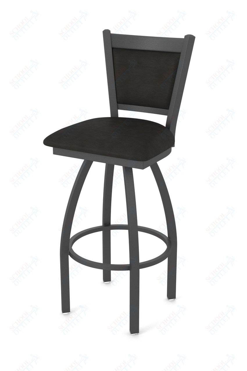 Holland Bar Stool 870 Hadleigh Swivel Counter Stool Upholstered Seat 25"H (HBS - 870 - CS - UP - 25H) - SchoolOutlet